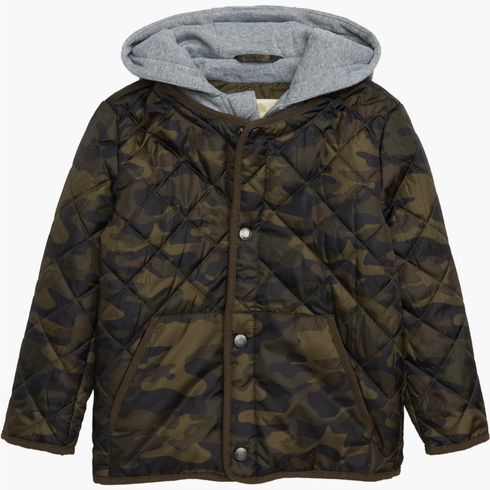 Tucker + Tate || Quilted Camouflage Jacket